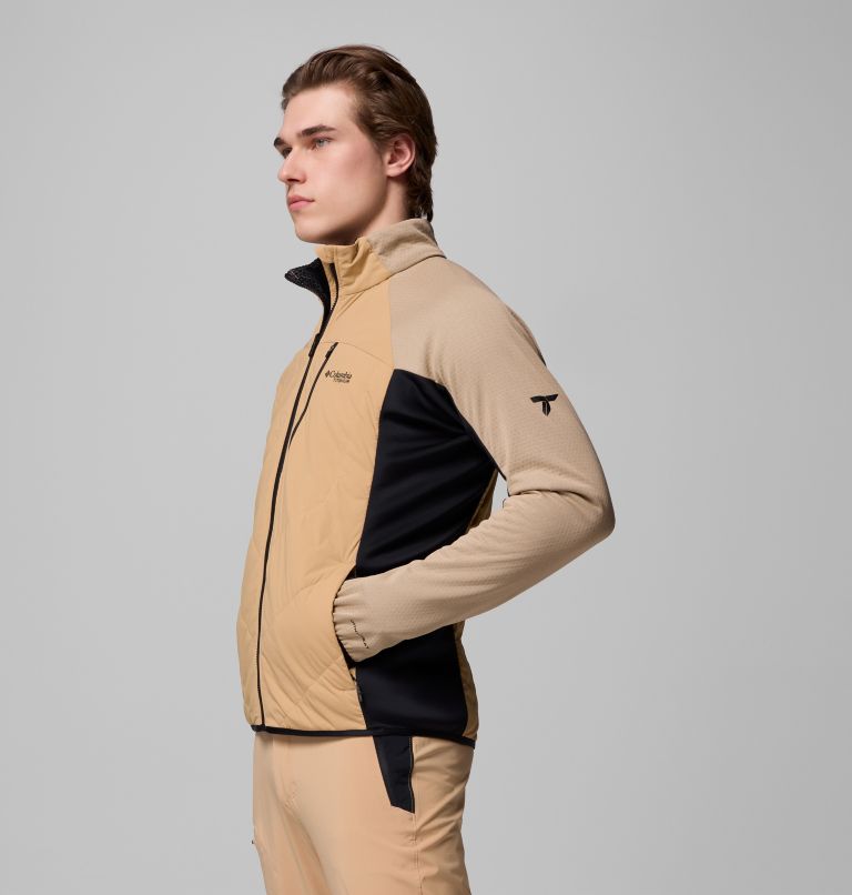 Arctic Crest Hybrid Full Zip | 262 | XLT, Color: Canoe, Black, image 4