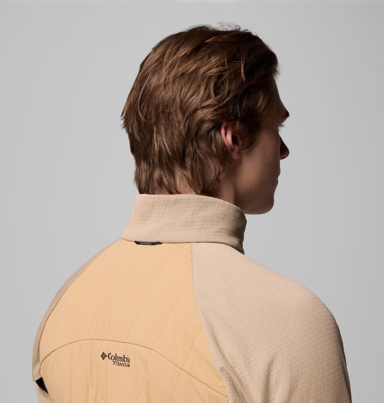 Arctic Crest Hybrid Full Zip | 262 | XLT, Color: Canoe, Black, image 9