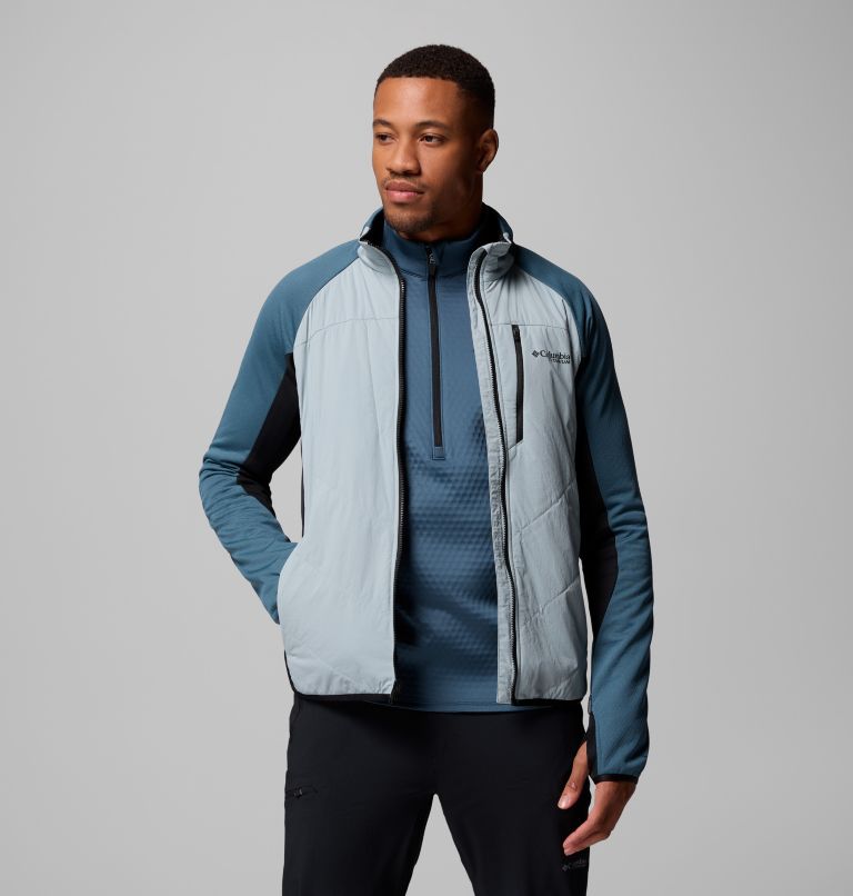 Arctic Crest Hybrid Full Zip | 461 | LT, Color: Crushed Blue, Everblue, Black, image 5