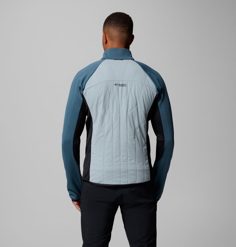 Arctic Crest Hybrid Full Zip | 461 | LT, Color: Crushed Blue, Everblue, Black, image 3