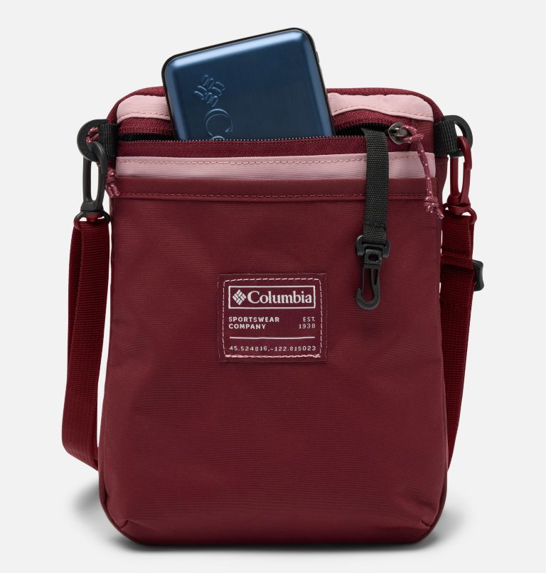 Cottonwood Creek Side Bag, Color: Rich Wine, Eraser Pink, image 4