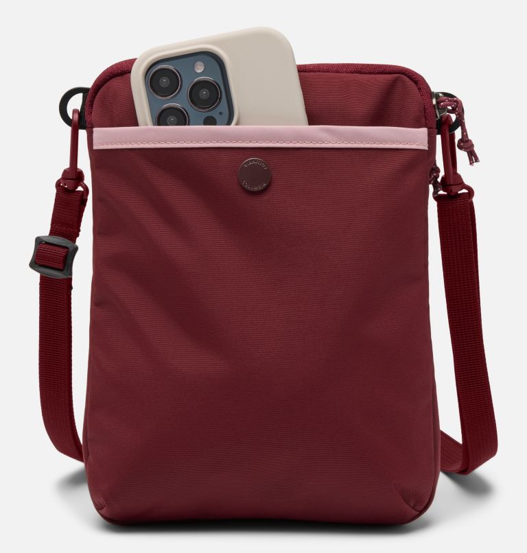 Cottonwood Creek Side Bag, Color: Rich Wine, Eraser Pink, image 6