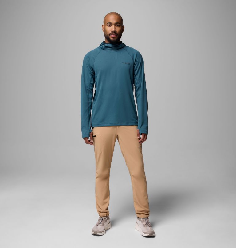 Men's DriVenture Hooded Pullover, Color: Everblue, Black, image 2