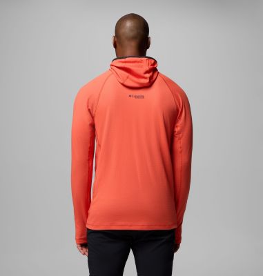 Men's DriVenture Hooded Pullover, Color: Zing, White, image 7