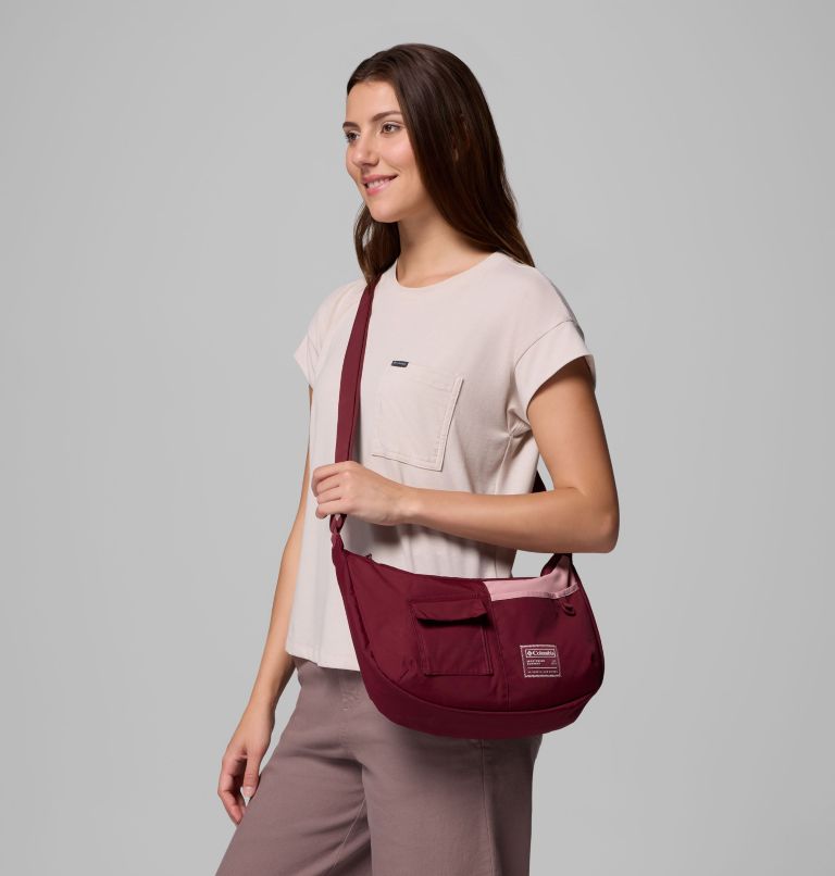 Cottonwood Creek Saddlebag, Color: Rich Wine, Eraser Pink, image 5