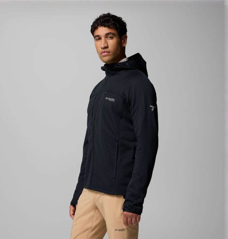 Men's Arctic Crest Bonded Full Zip Jacket, Color: Black, image 4