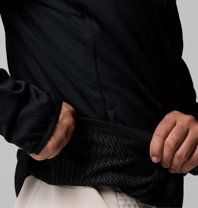 Men's Arctic Crest Bonded Full Zip Jacket, Color: Black, image 6