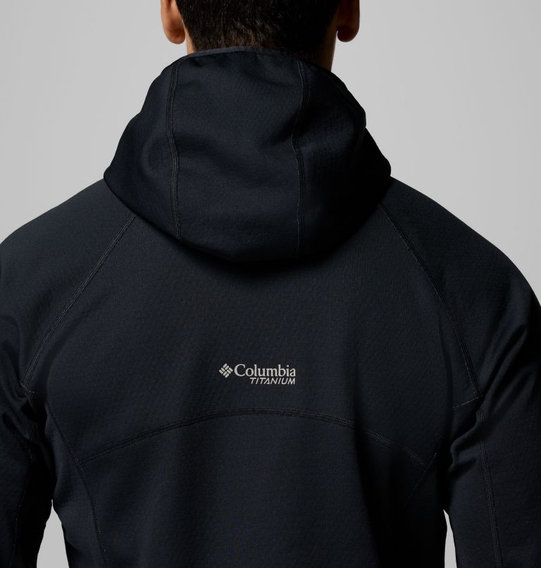 Men's Arctic Crest Bonded Full Zip Jacket, Color: Black, image 10