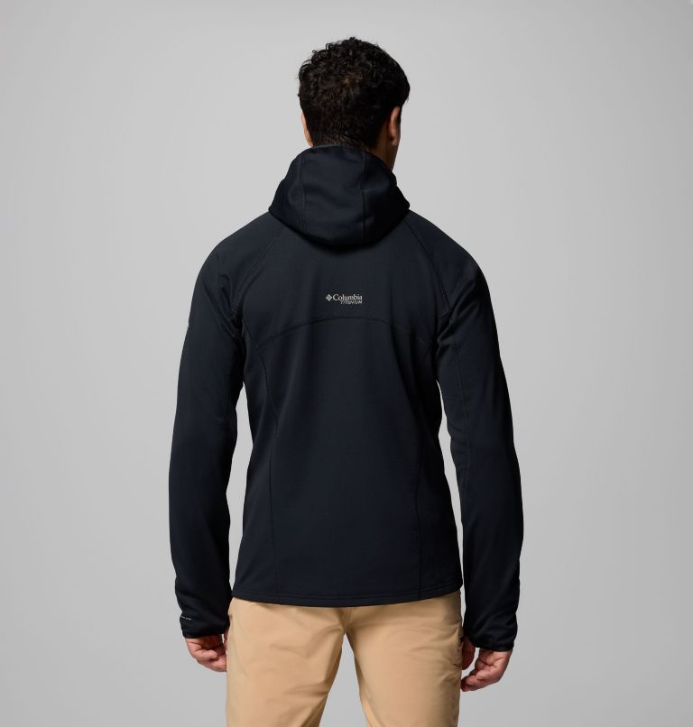 Men's Arctic Crest Bonded Full Zip Jacket, Color: Black, image 3