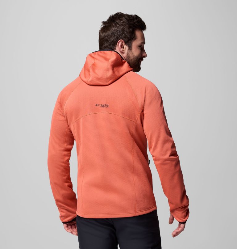 Men's Arctic Crest Bonded Full Zip Jacket, Color: Zing, image 3