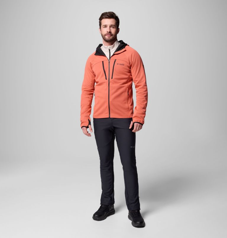 Men's Arctic Crest Bonded Full Zip Jacket, Color: Zing, image 2