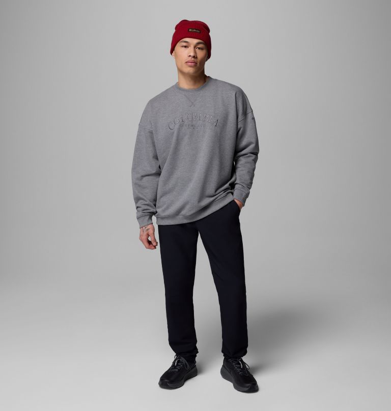 Men's Bugasweat Graphic Crew, Color: City Grey Heather, image 2