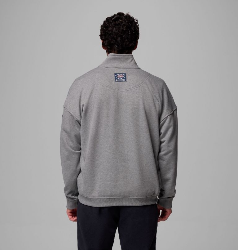 Men's Bugasweat Half Zip Pullover, Color: City Grey Heather, image 3