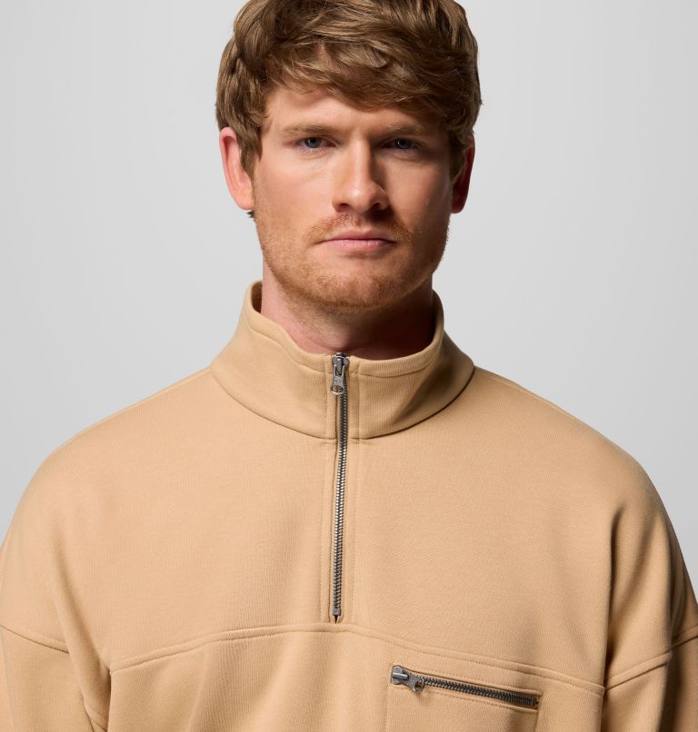 Men's Bugasweat Half Zip Pullover, Color: Canoe, image 5