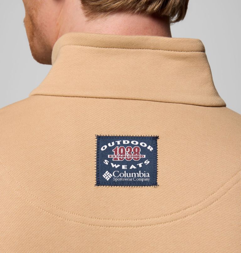 Men's Bugasweat Half Zip Pullover, Color: Canoe, image 6