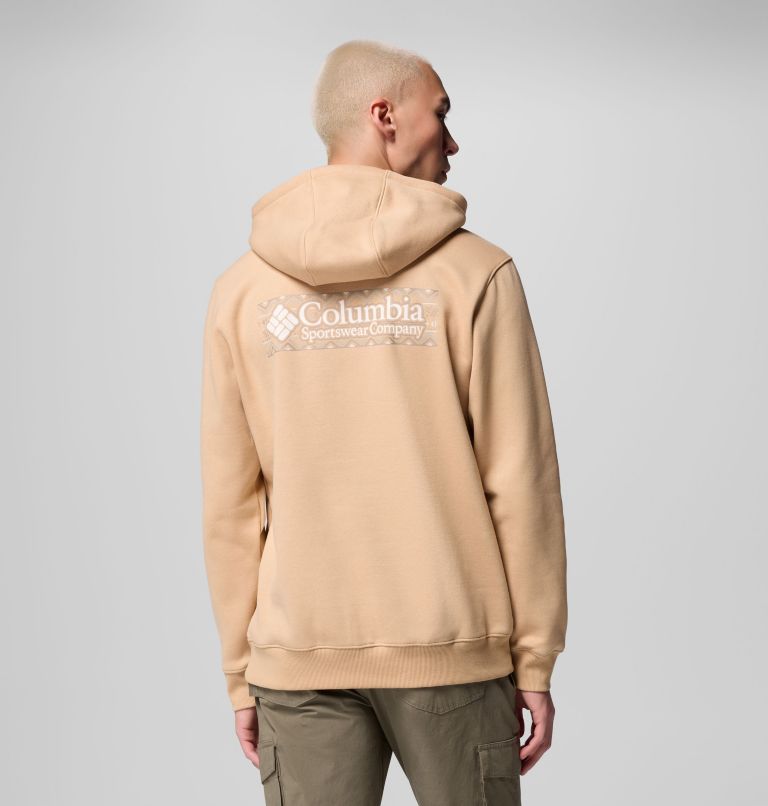 Chandail à capuchon graphique Meridian Creek pour homme, Color: Canoe Branded Blanket, image 3