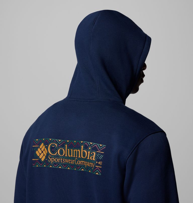 Meridian Creek Hoodie mit Grafik für Männer, Color: Collegiate Navy Branded Blanket, image 6
