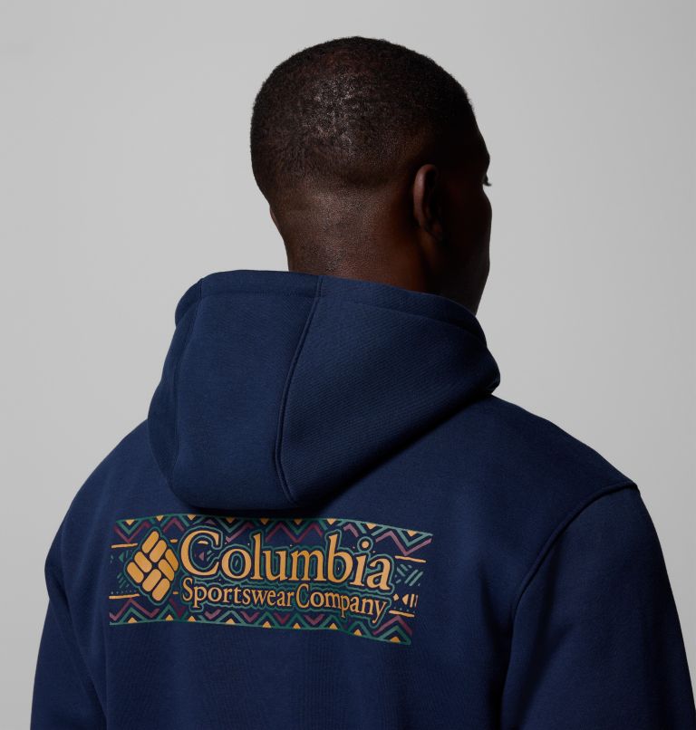 Meridian Creek Hoodie mit Grafik für Männer, Color: Collegiate Navy Branded Blanket, image 7