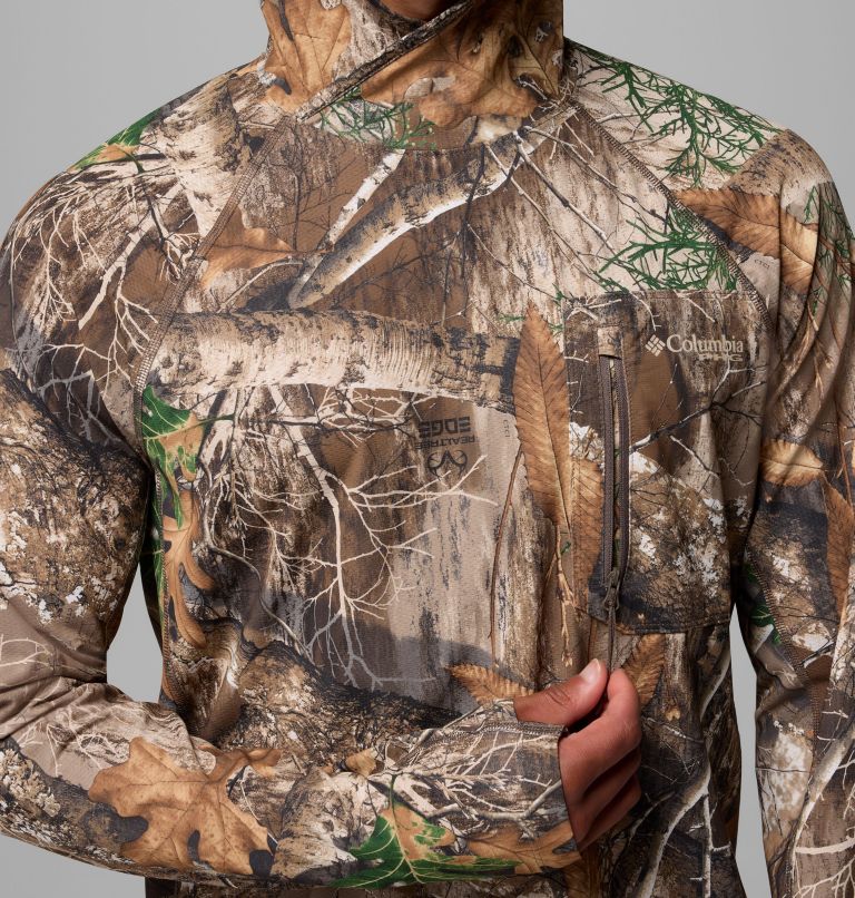 Men's Nomatis Performance Hunting Hoodie, Color: Realtree Edge, image 8