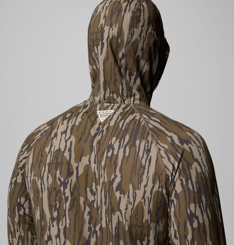 Men's Nomatis Performance Hunting Hoodie, Color: Mossy Oak Bottomland, image 10