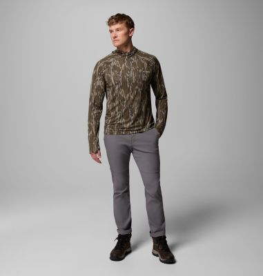 Men's Nomatis Performance Hunting Hoodie, Color: Mossy Oak Bottomland, image 6