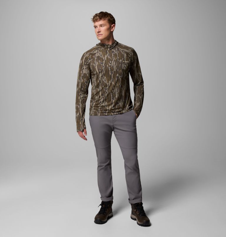 Men's Nomatis Performance Hunting Hoodie, Color: Mossy Oak Bottomland, image 2