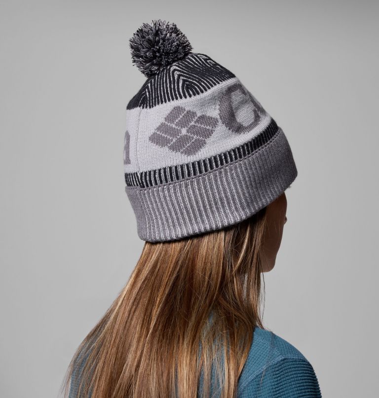 Polar Powder III Beanie, Color: City Grey, Black, Columbia Grey, image 7