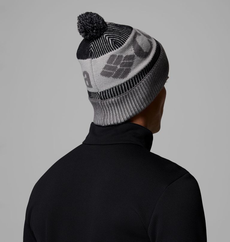 Polar Powder III Beanie, Color: City Grey, Black, Columbia Grey, image 4