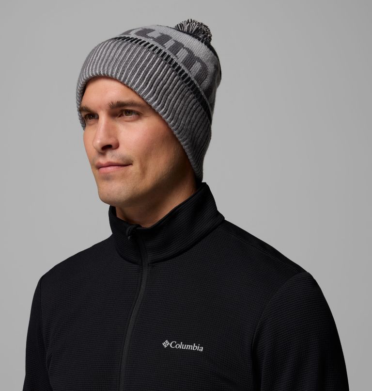 Polar Powder III Beanie, Color: City Grey, Black, Columbia Grey, image 3