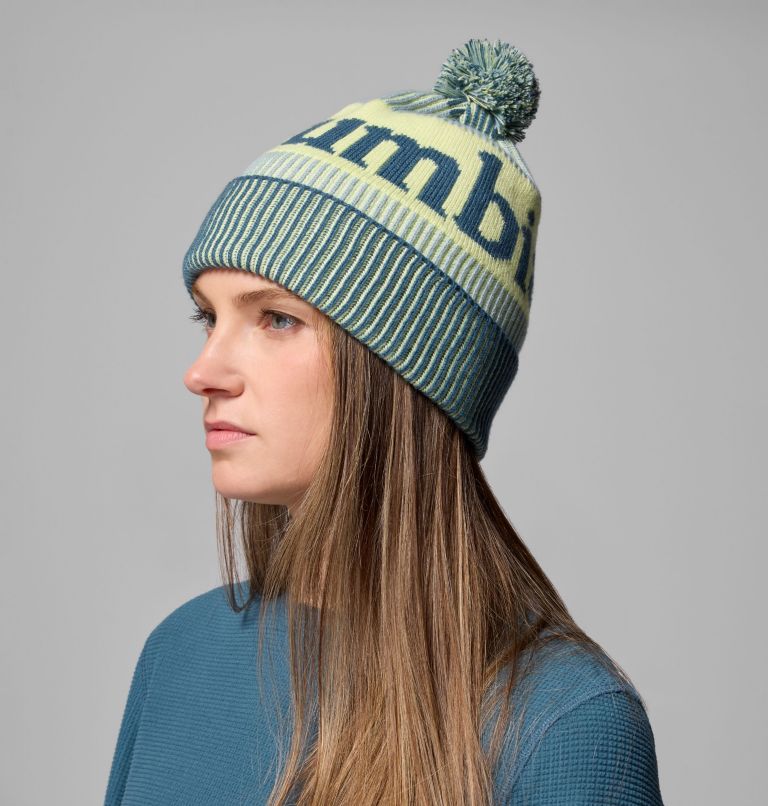 Polar Powder III Beanie, Color: Everblue, Crushed Blue, Citron Haze, image 6