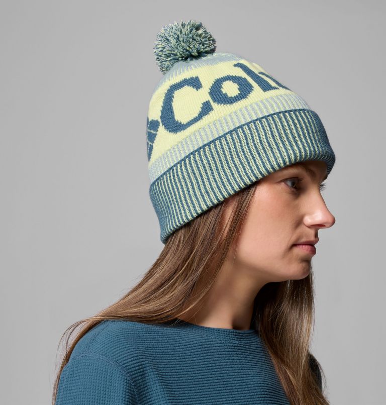 Polar Powder III Beanie, Color: Everblue, Crushed Blue, Citron Haze, image 8