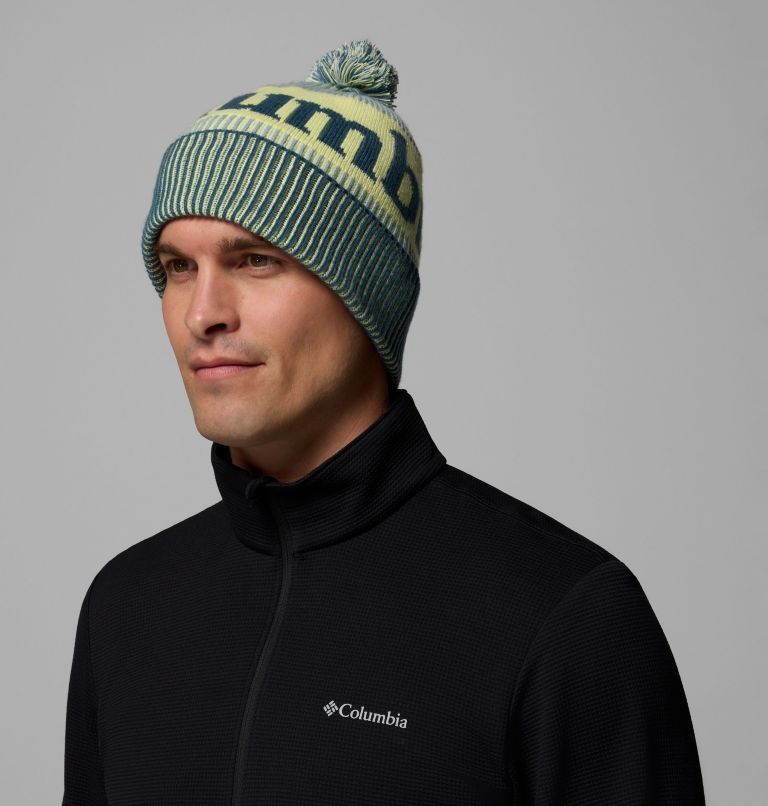 Polar Powder III Beanie, Color: Everblue, Crushed Blue, Citron Haze, image 3