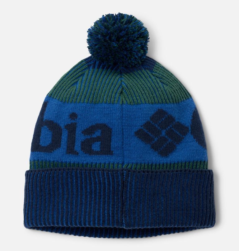 Polar Powder III Beanie, Color: Coll Navy, Rain Forest, Mountain Blue, image 2