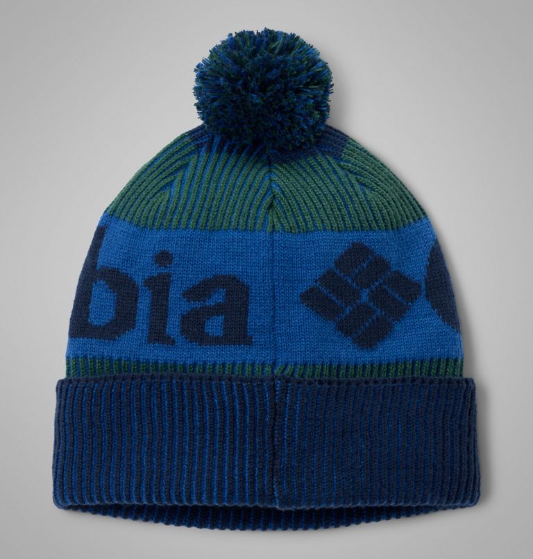 Polar Powder III Beanie, Color: Coll Navy, Rain Forest, Mountain Blue, image 2