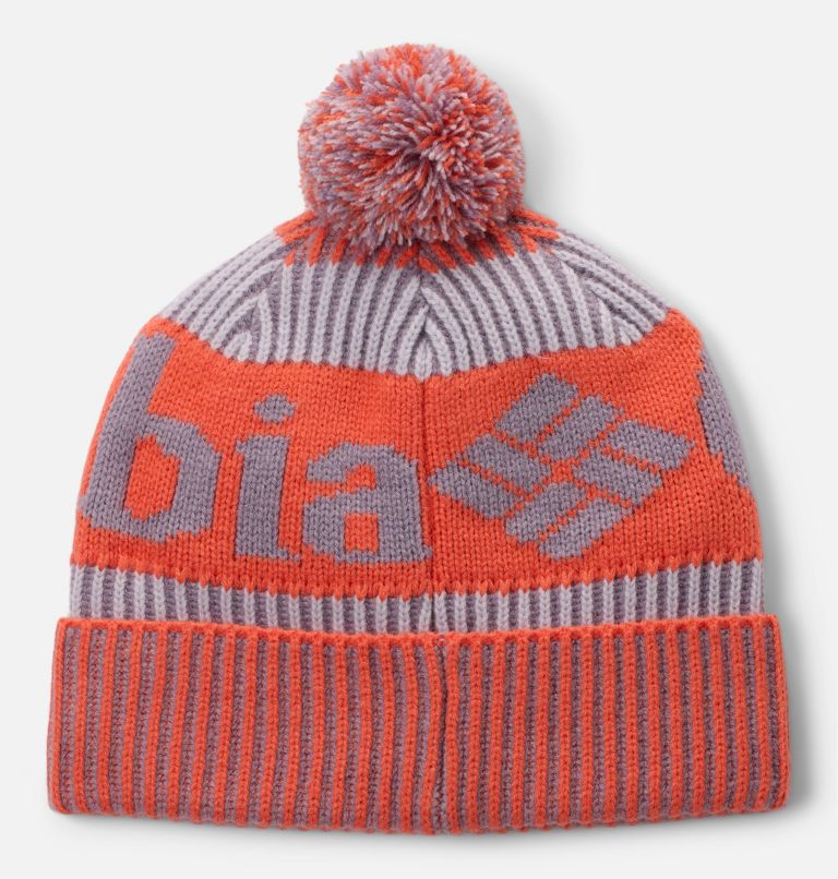 Kids' Polar Powder III Beanie, Color: Shale Purple, Lavender Pearl, Zing, image 2