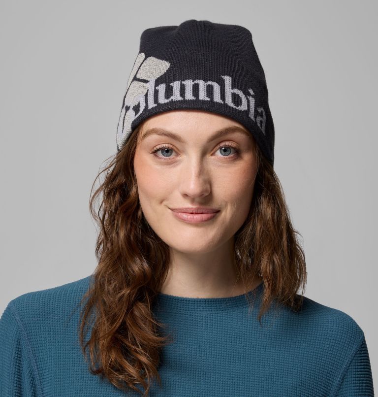Columbia Heat III Beanie, Color: Shark, Reflective Columbia Jacquard, image 7