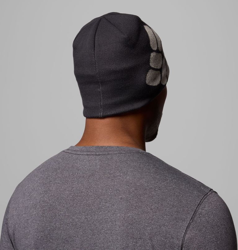 Columbia Heat III Beanie, Color: Shark, Reflective Columbia Jacquard, image 4