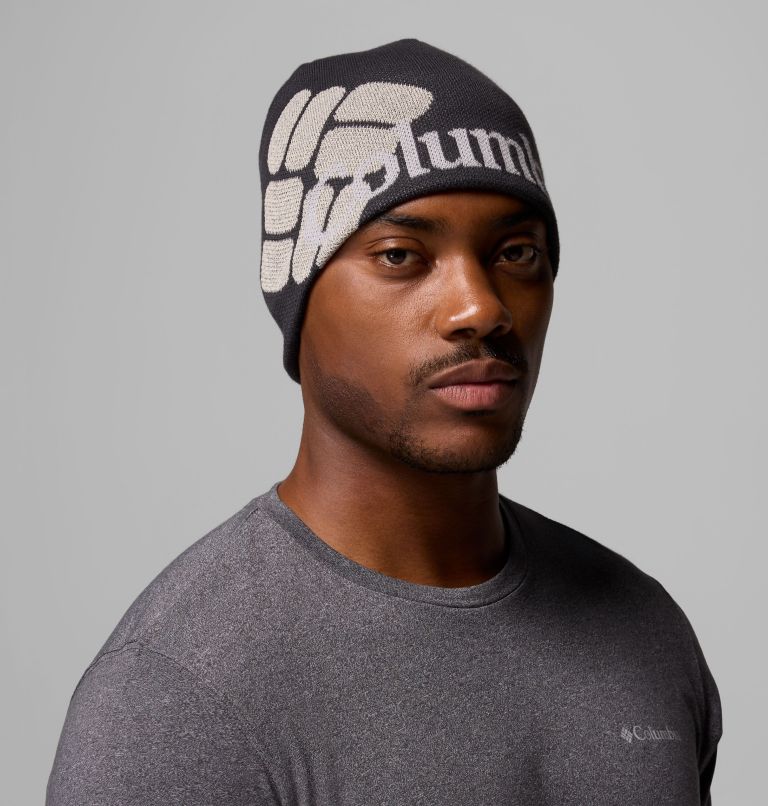 Columbia Heat III Beanie, Color: Shark, Reflective Columbia Jacquard, image 3