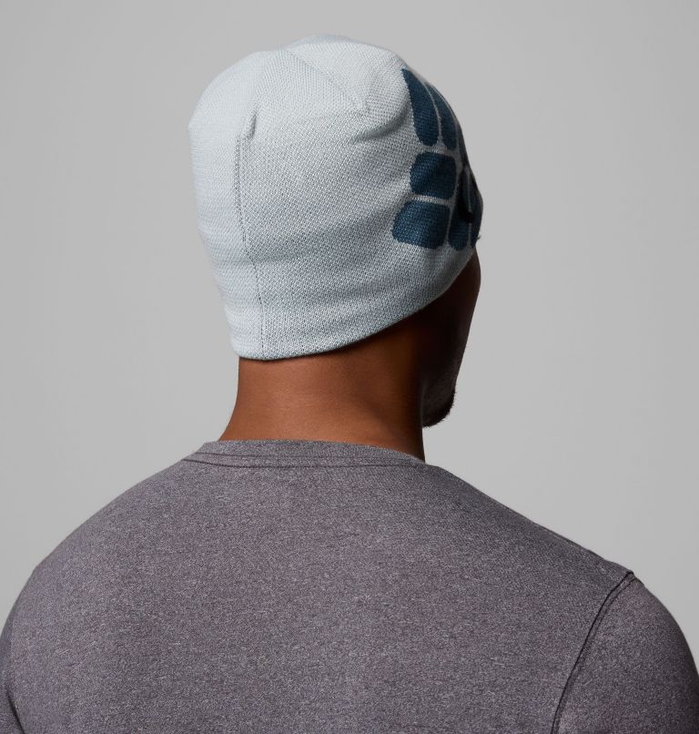 Columbia Heat III Beanie, Color: Crushed Blue, Columbia Jacquard, image 4