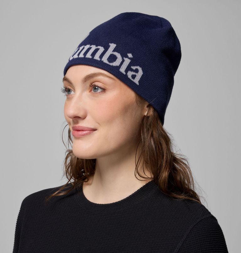 Columbia Heat III Beanie, Color: Collegiate Navy, Columbia Jacquard, image 5