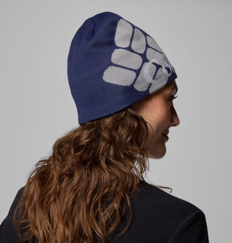Columbia Heat III Beanie, Color: Collegiate Navy, Columbia Jacquard, image 6