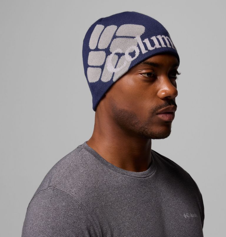Columbia Heat III Beanie, Color: Collegiate Navy, Columbia Jacquard, image 7