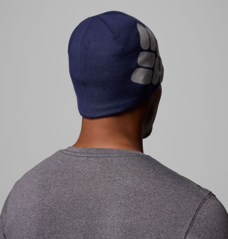 Columbia Heat III Beanie, Color: Collegiate Navy, Columbia Jacquard, image 4