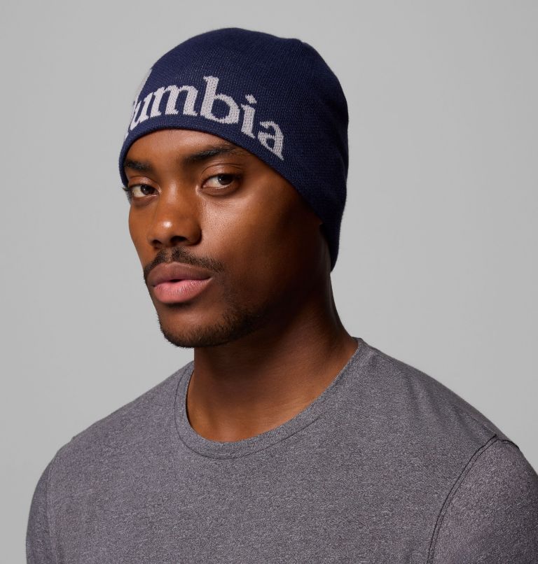 Columbia Heat III Beanie, Color: Collegiate Navy, Columbia Jacquard, image 3