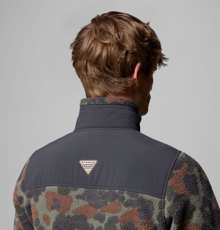 Manteau en sherpa PHG pour homme, Color: Tobacco Deltahunter Camo, Shark, image 7