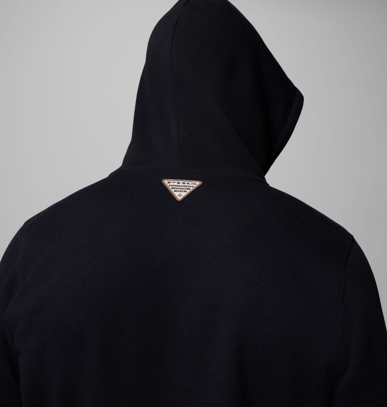 Men's PHG Topo Hunt Hoodie, Color: Black, Shark Topo Hunt, image 6