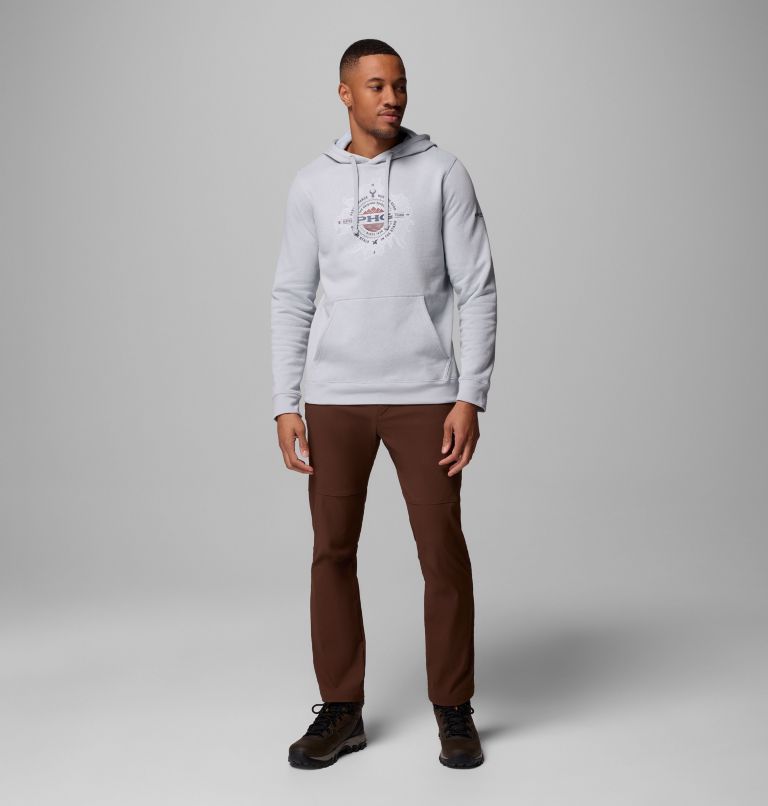 Men's PHG Topo Hunt Hoodie, Color: Cool Grey, Nocturnal Topo Hunt, image 7