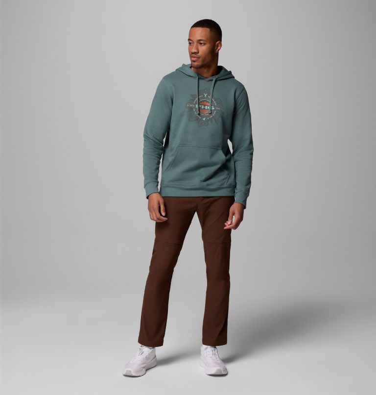 Men's PHG Topo Hunt Hoodie, Color: Pond, Niagara Topo Hunt, image 2