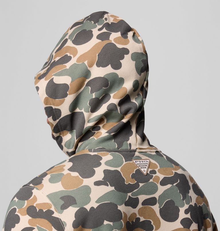 Men's PHG Camo Hoodie, Color: Fossil Deltahunter Camo, image 6