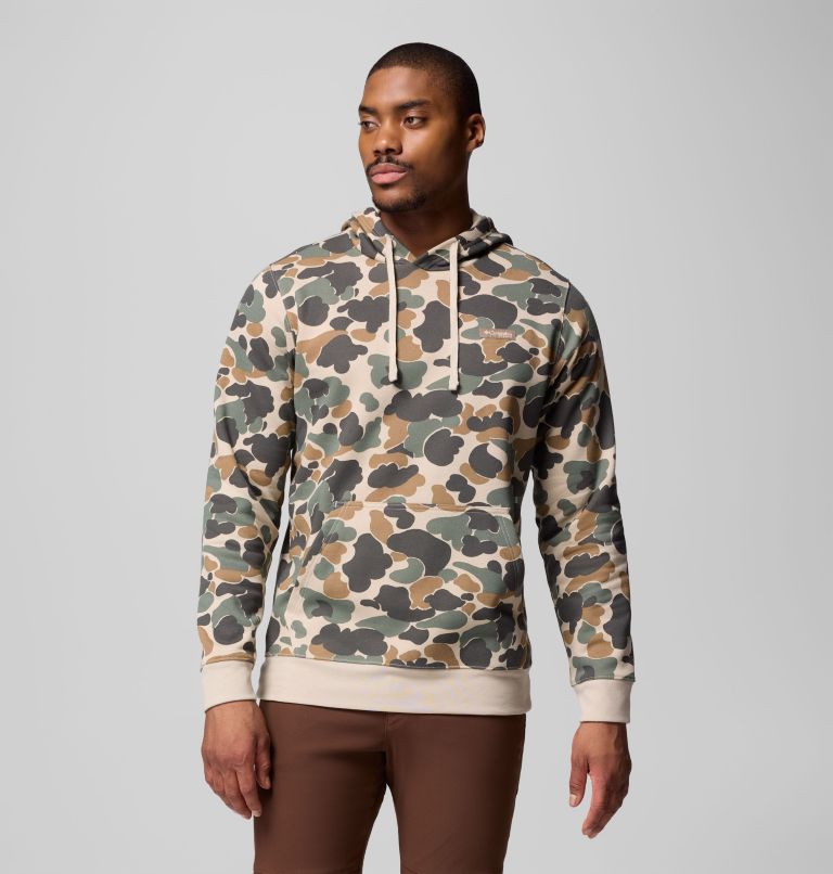 Men's PHG Camo Hoodie, Color: Fossil Deltahunter Camo, image 1